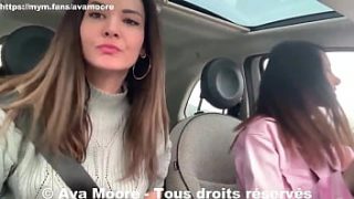 Deux salopes françaises Ava Moore et Glory Zavatrash sucent un camionneur sur une aire d’autoroute – Porno Réalité