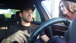 Drive Thru Cum Swapping Head Almost Gets Caught