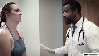 Maddy O’Reilly gets her big ass fucked by a black doctor
